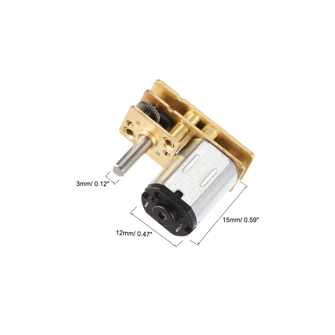 Uxcell Шестерни мотор U-тип инверсии N20 DC6V 10/60/100/200/500/520/1060 об/мин 3 мм вал Dia. Скорость снижение Шестерни редуктор скорости для чайника