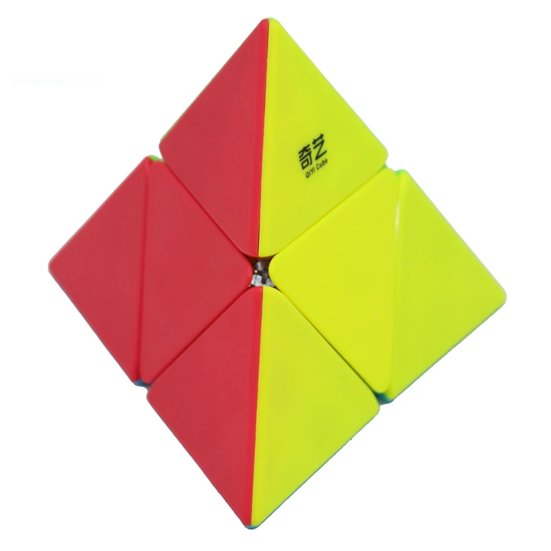 

QIYI Pyramid Cube 2x2x2 Spinner Speed Magnetic balls For Magic Cube Puzzle Neo Cubo Magico Children Education Rubix Toy