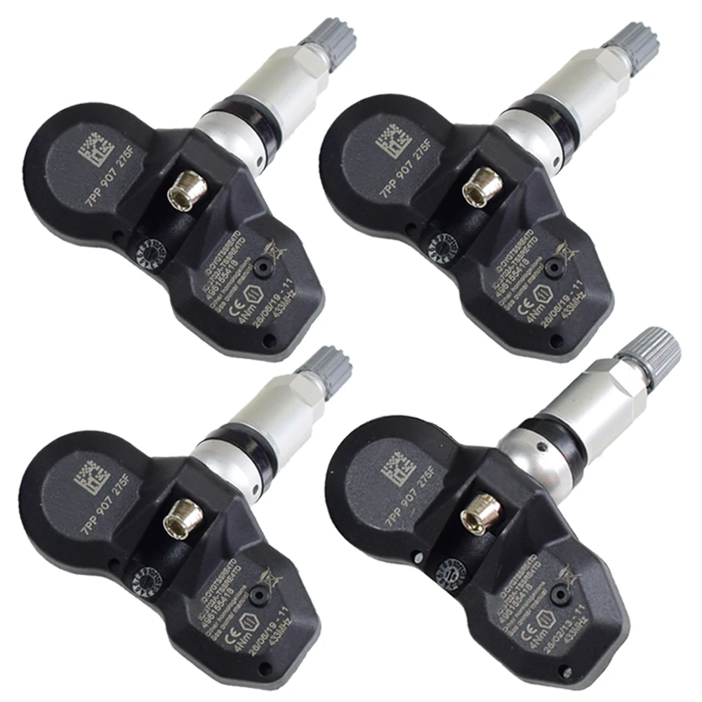 4 шт. Автомобильный датчик TPMS Датчик давления в шинах датчик давления в шинах для Audi A8 Porsche Cayenne VW 7PP907275F 433 МГц