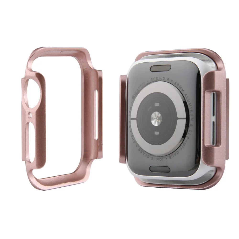 Жесткий противоударный чехол для apple watch 4, 40 мм, 44 мм, защитный тонкий металлический бампер для apple watch 3, 38 мм, 42 мм, рамка для Iwatch