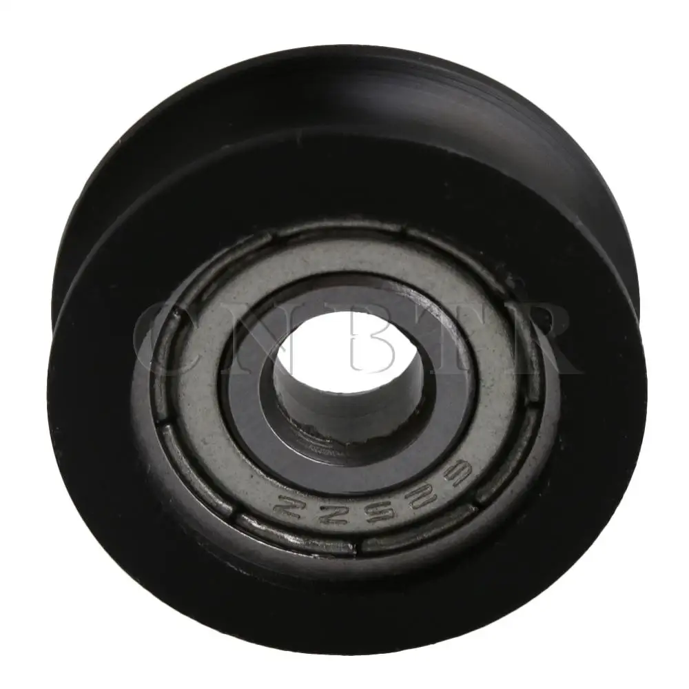 CNBTR 4x U-type Groove Bearing 625ZZ Guide Pulley Load-bearing 63KG 20x5x7mm