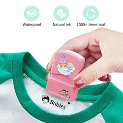 Tampon marqueur fantaisie pour vêtements, inscription personnalisée, l'encre ne bave pas et résiste au lavage, personnages de dessins animés, sceau pour vêtements. 