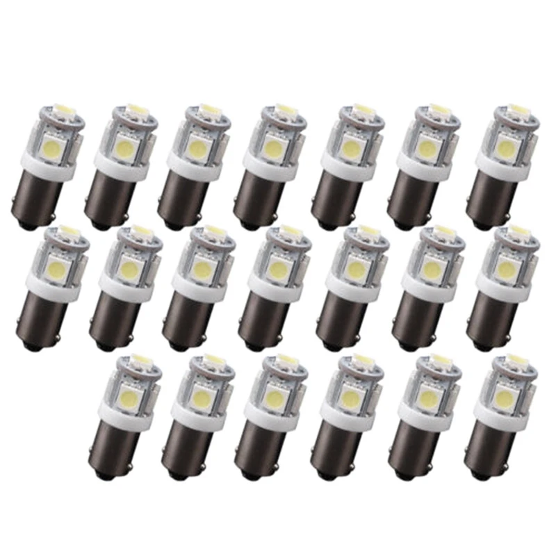 20 шт Белый T11 BA9S-5SMD 5050 светодиодный высокое Мощность светильник лампы автомобиля
