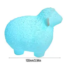 Красивое украшение Изысканная печать лунный светильник Led три D лунный светильник лампа в виде Овцы необычный лунный светильник