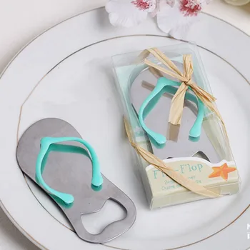 

Freeshipping 100pcs/lot Pop the Top' Flip Flop Bottle Opener Wedding Favors Gift