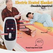 Электрический одеяло обогреватель для спальни водонепроницаемый одиночный двойной размер Электрический Обогреватель Одеяло для тела кровать-грелка электрический обогреватель