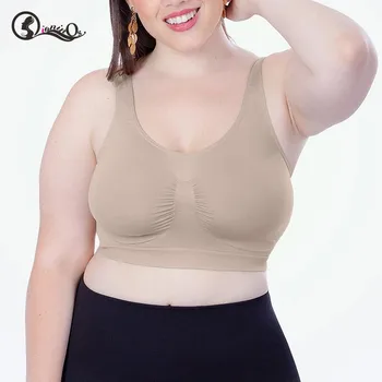 

Women Seamless Bra Sexy Lingerie Wire Free Solid Color Sports Underwear Seamless Push Up Fitness Bras Beauty Back