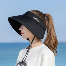 Foux Sun Hats Summer Women Outdoors Sports Wide Brim Cover Face Shade Face Adjustable Uv Protection Protect Wind Fast Dry 2021