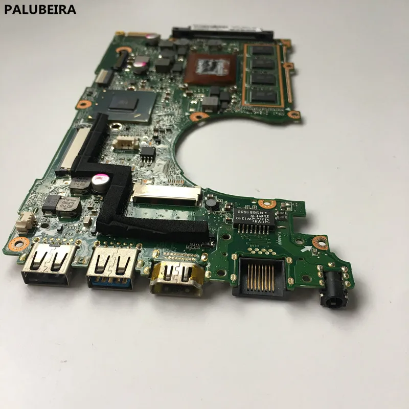 PALUBEIRA x202e для ASUS S200E X202E X201E X202EP Vivobook материнская плата REV2.0 I3-3217U cpu+ 4G ram Встроенная тестовая работа
