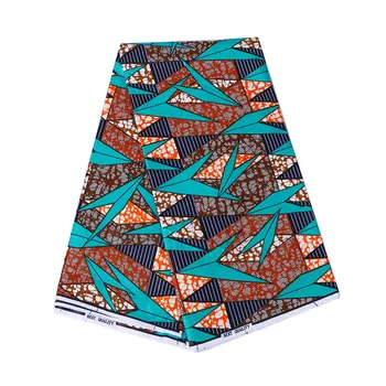 

6 yards African prints wax fabric 100% cotton ankara fabric excellent quality cotton wax fabric WB-20