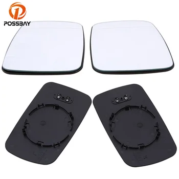 

POSSBAY Door Wing Mirror Glass Heated White Car Rearview Mirrors for BMW 7-Series E65 E66 long-wheelbase Sedan 2001-2008