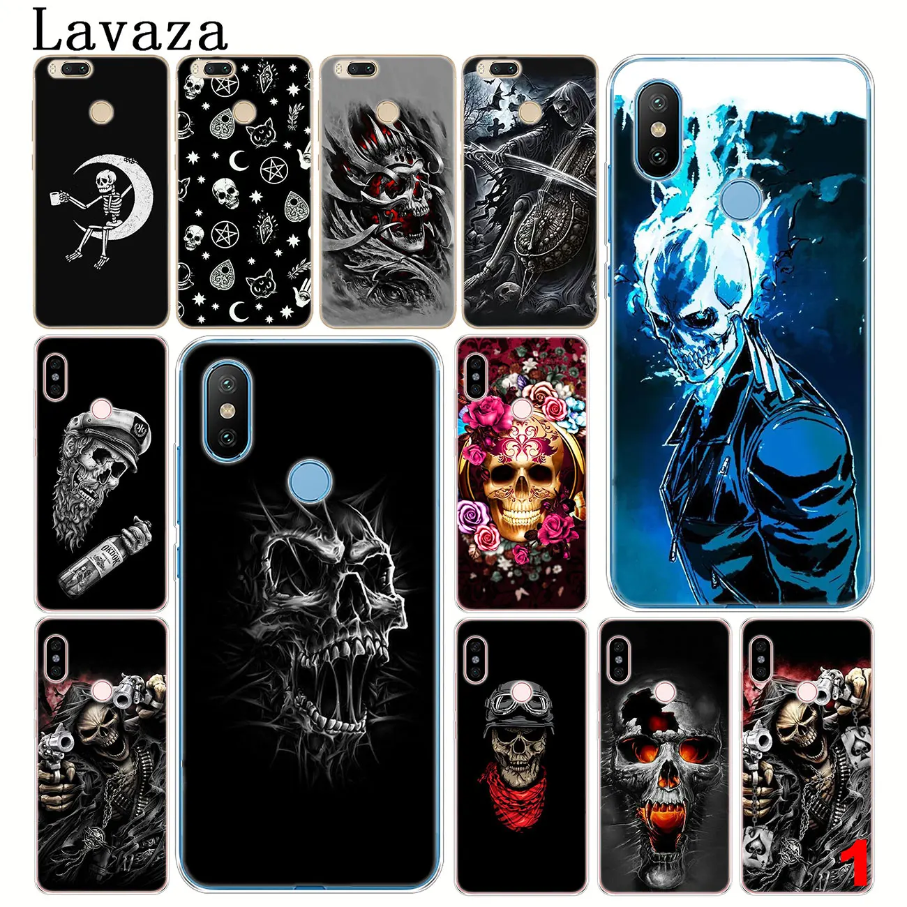 Жесткий чехол для телефона Lavaza Grim Reaper Skull Skeleton для Xiaomi Redmi 8A 7A 6A 5A 4A K20 Note 8 7 5 6 Pro 4 4X