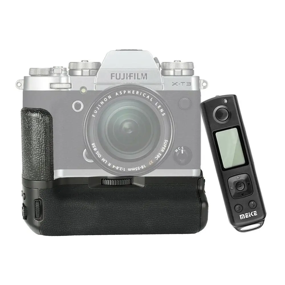 

JinTu MK-XT3 Pro Battery Grip +2.4G Wireless Remote for Fuji Fujifilm X-T3 XT3 as VPB-XT3 SLR Camera W/ 2-step shutter button