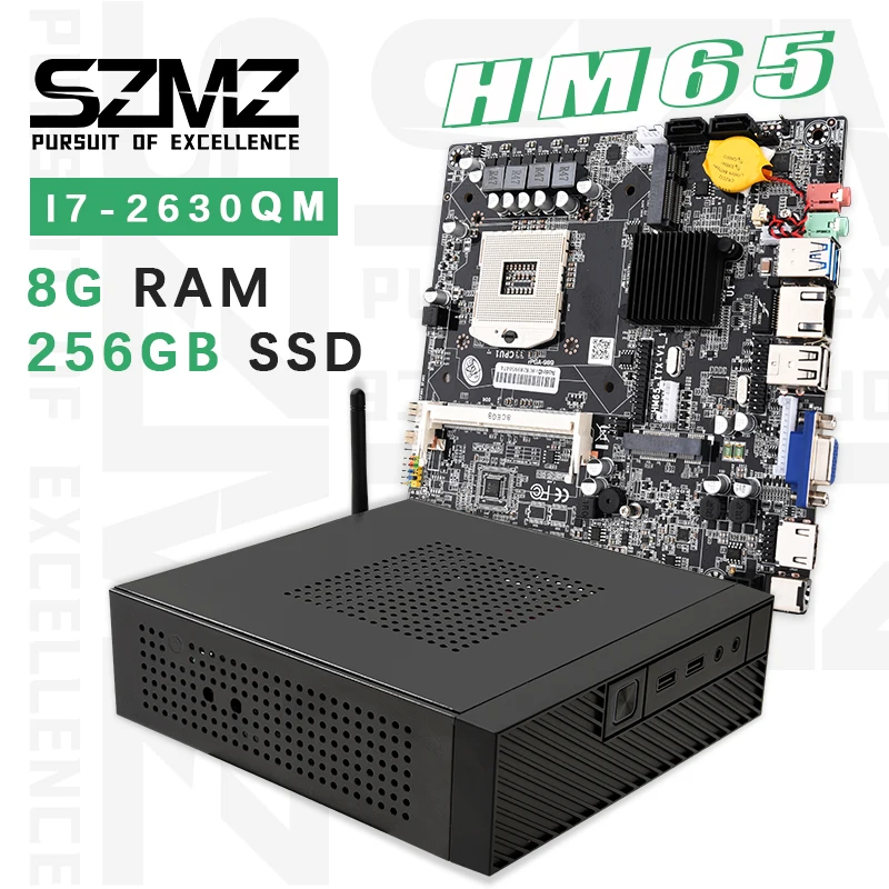 Мини-ПК SZMZ i3/i5/i7 Windows 10 128/256 ГБ Wi-Fi HDMI/VGA | Компьютеры и офис