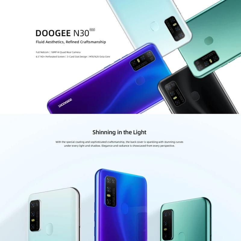 DOOGEE N30 Smartphone 6.55