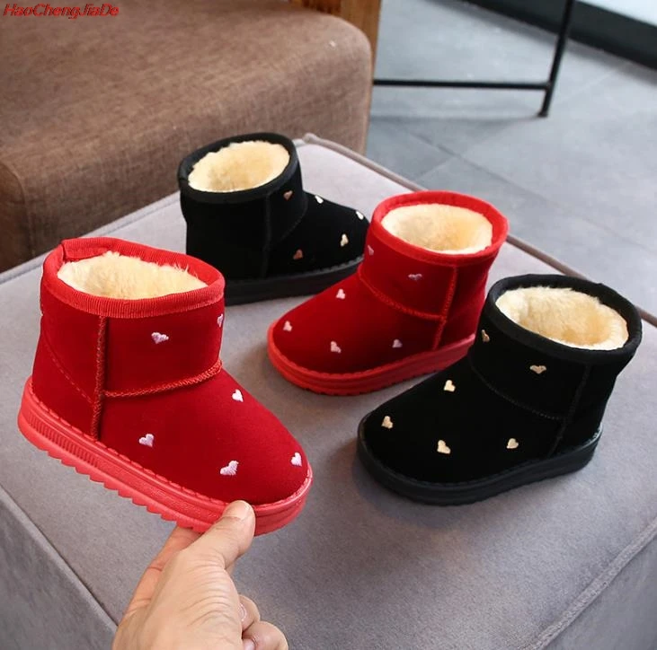 Tanie New Arrival piękne zimowe buty dla dziewczynek pluszowe maluch chłopiec buty dla dzieci utrzymanie ciepłe buty dla dzieci śnieg buty dla dzieci
