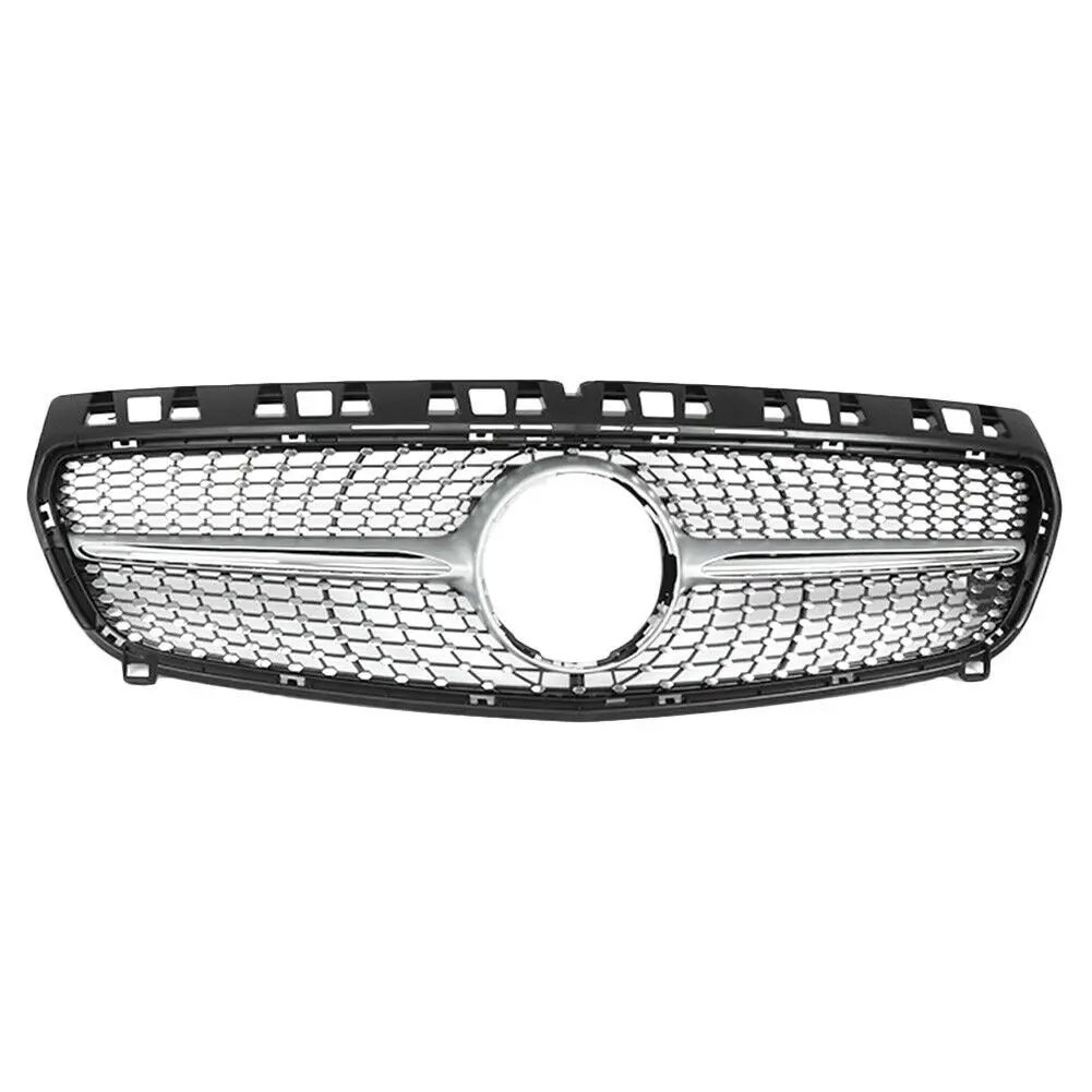 Передний чехол-бампер с алмазами решетка капота гриль для Mercedes-Benz A Class W176 2013