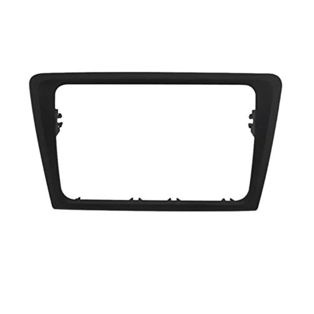 2Din Car Radio Panel Fascia Stereo Fascia Frame Panel Dash Mount Kit Adapter Trim Bezel Fascia for Skoda Rapid 2013