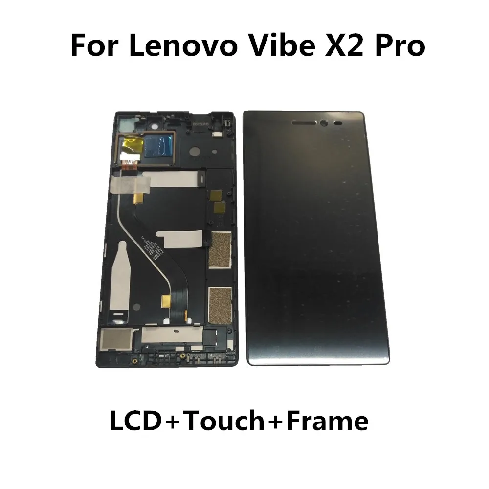 Оригинальный ЖК-дисплей и дигитайзер тачскрина в сборе для Lenovo Vibe X2 Pro с рамкой