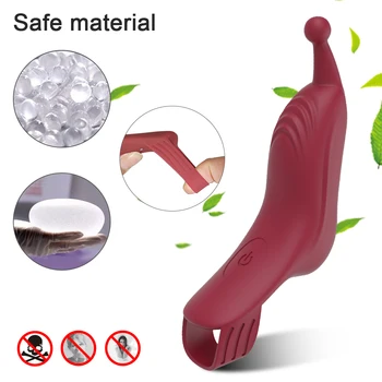 Finger G-Spot Vibrator Female Sex Toy For Women Clitoris Stimulator Couples Nipple Silicone Sex Toys Shop Goods for Adults 18 3