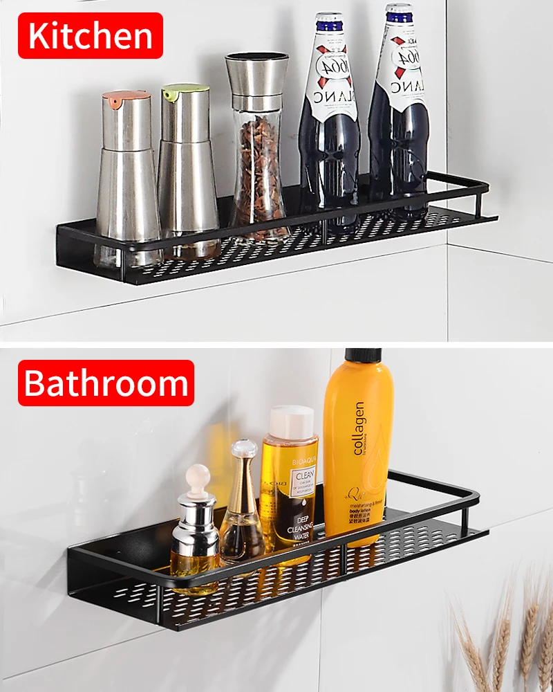 Кухонная полка для хранения приправ алюминиевая кухонная органайзер с