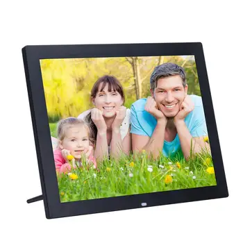 

15 Inch HD Digital HDMI Electronic Photo Frame Picture Mult-Media Player MP3 MP4 Alarm Clock For Gift