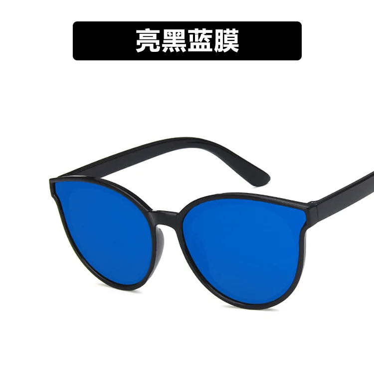 Солнцезащитные очки для малышей для девочек и мальчиков, детские очки детские, oculos de sol infantil - Цвет линз: black-blue