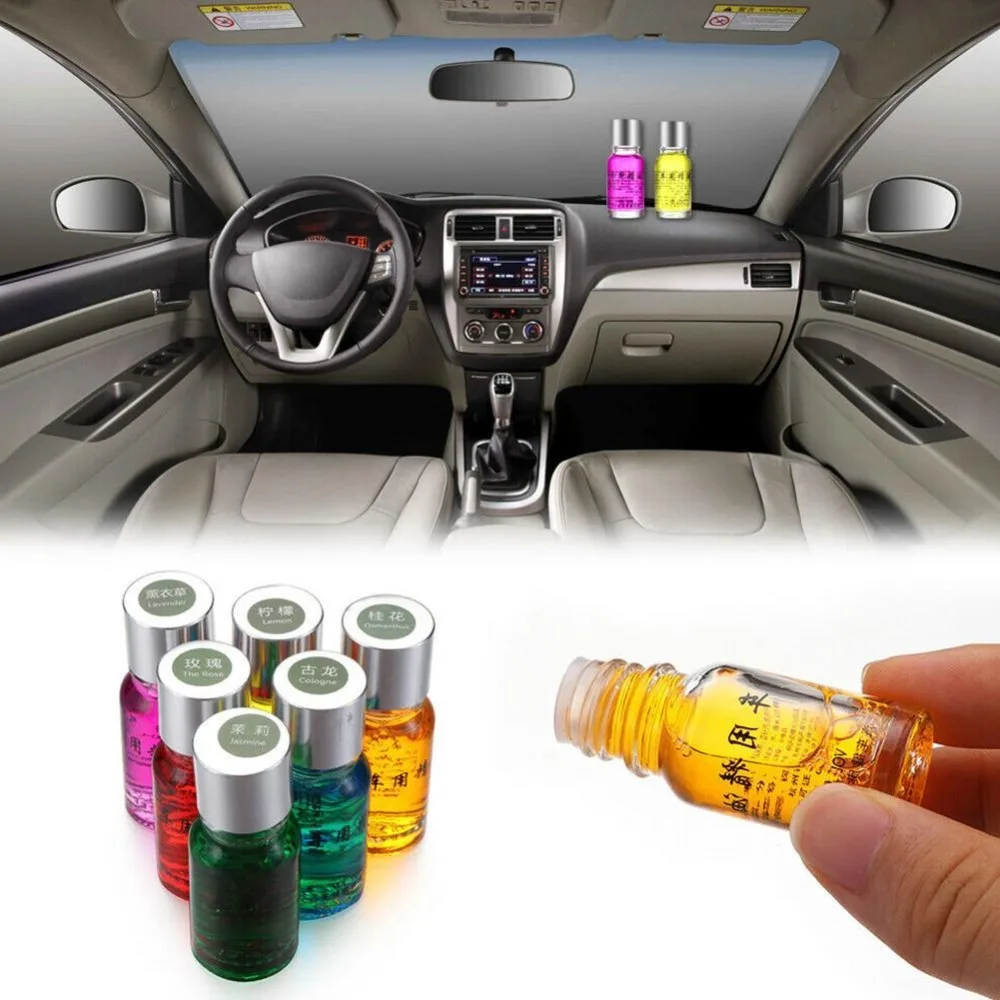Автомобильный ароматизатор для восполнения эфирных масел, натуральный освежитель воздуха, автомобильный ароматизатор для восполнения духов 10 мл
