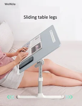 

Home Simple Notebook Adjustable Computer Stand Desk Bed Desk Student Dormitory Reading Study Desk Lift Computer Desk Small Table