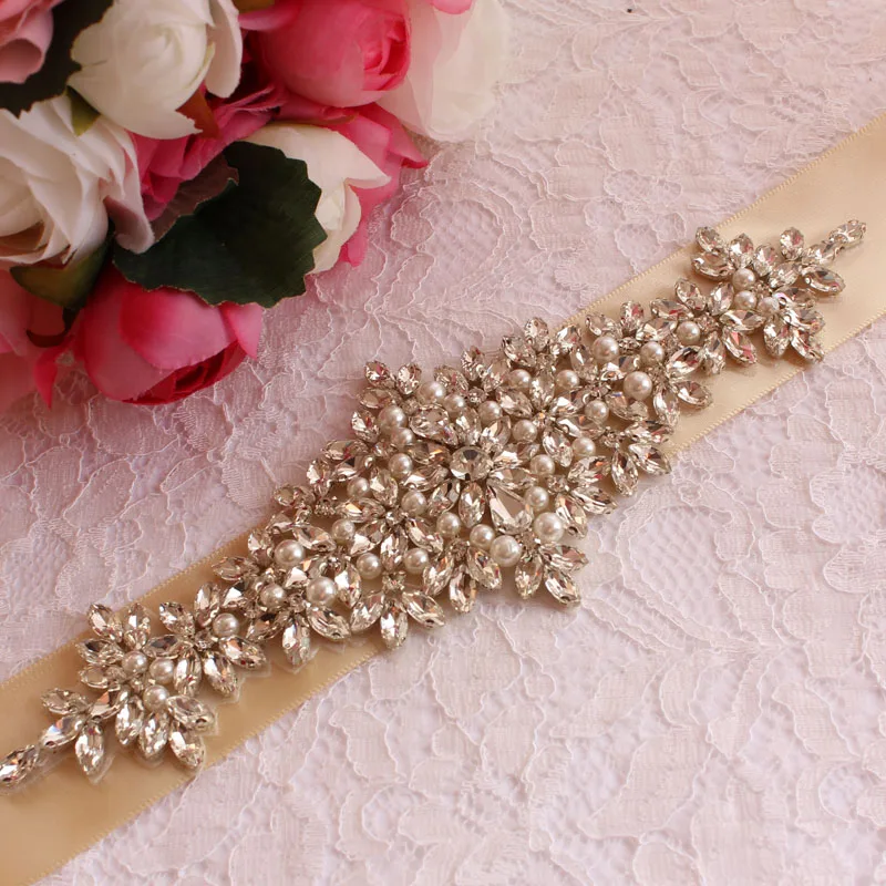 Steentjes Trouwjurk Riem Серебряная лента Свадебная со стразами Диамант бруиды Riem Voor Vrouwen Jurken