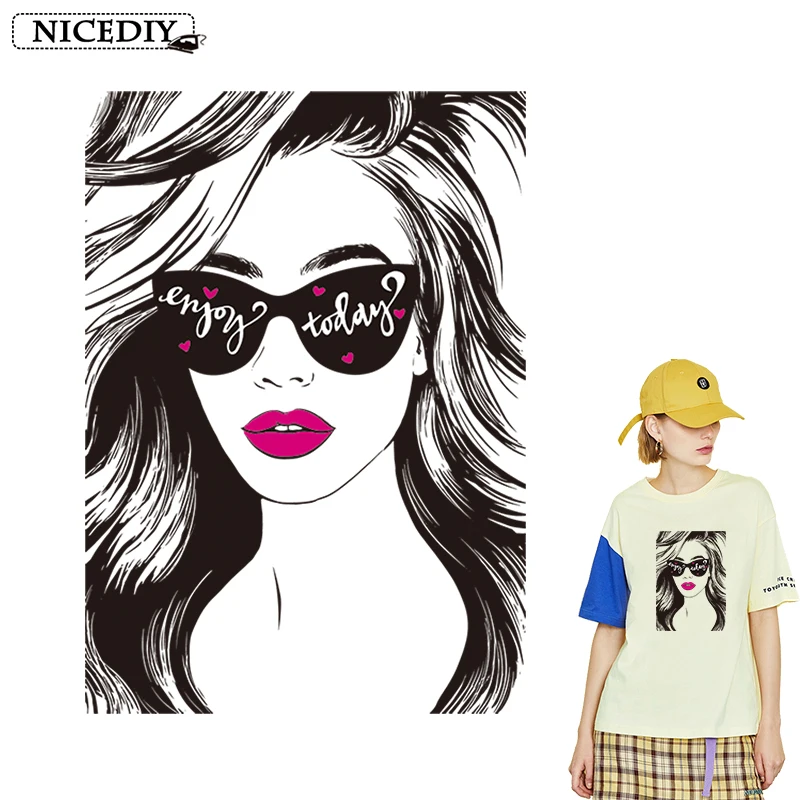 Nicediy новые модные накладки для девочек железные на одежду крутая хиппи