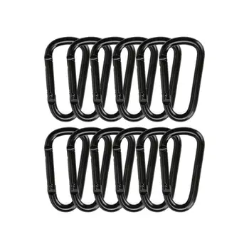 

Booms Fishing CC2 Multi-Use Aluminum Alloy Carabiner Keychain Clips Outdoor Camping Climbing Snap Clip Lock Buckle Hook