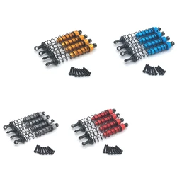 Amortisseurs avant et arrière en métal remplis d'huile pour Wltoys 12402 A A323 12409 1/12 RC, pièces de mise à niveau de voiture 