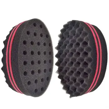 

Double Sided Dual Use Soft Magic Twist Hair Brush Sponge for Natural Afro Coil Wave Dread Sponge Brushes Tools