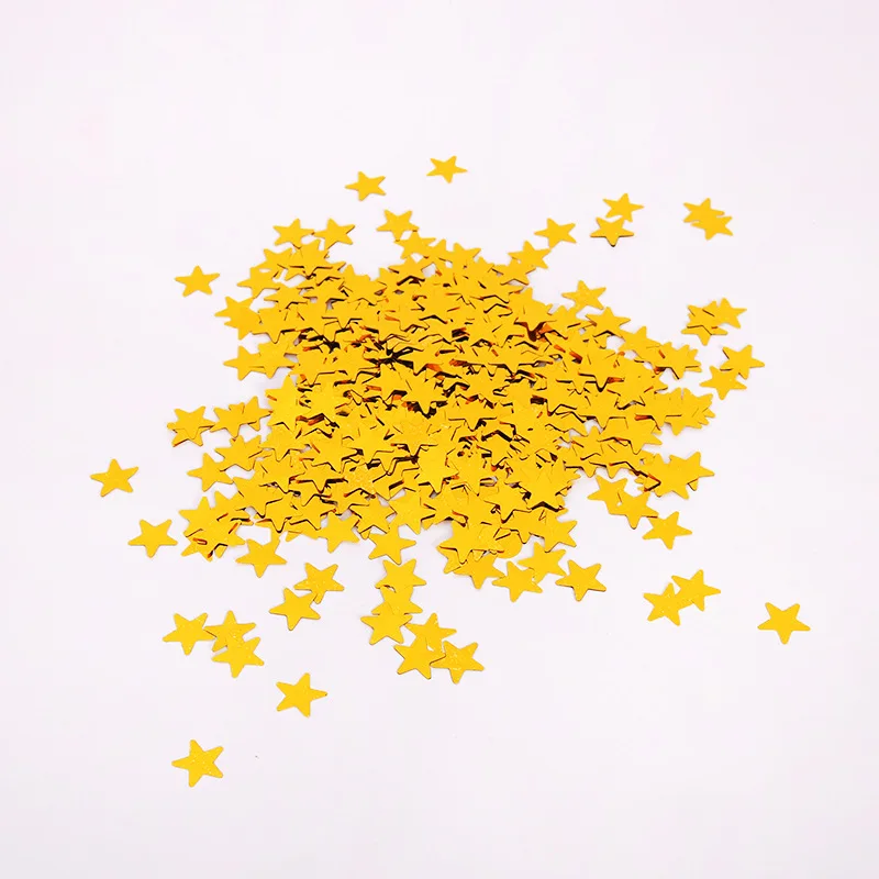 10g gold star Вечерние попперы с конфетти 10 г/лот, фольга, золотые конфетти, вечерние попперы, украшения для свадьбы, для детского душа, спрей, конфетти JL0122 - Цвет: 10g gold star