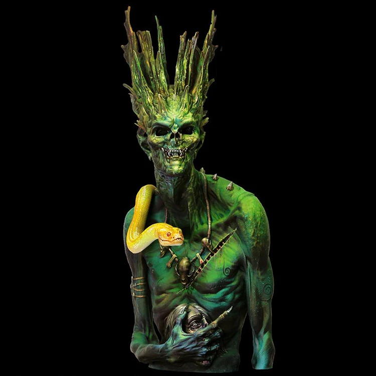 

1/10 Resin Model Building Kit Bust Monster