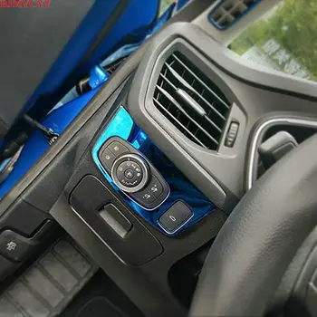

BJMYCYY for ford focus MK4 2019 Automobile headlight switch control panel stainless steel decorative patch