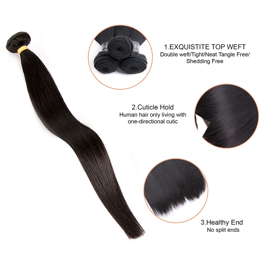 JSDShine, бразильские волнистые пряди волос, 5x5, 6x6, прямые человеческие волосы, пряди, 13x6, фронтальные волосы remy для наращивания