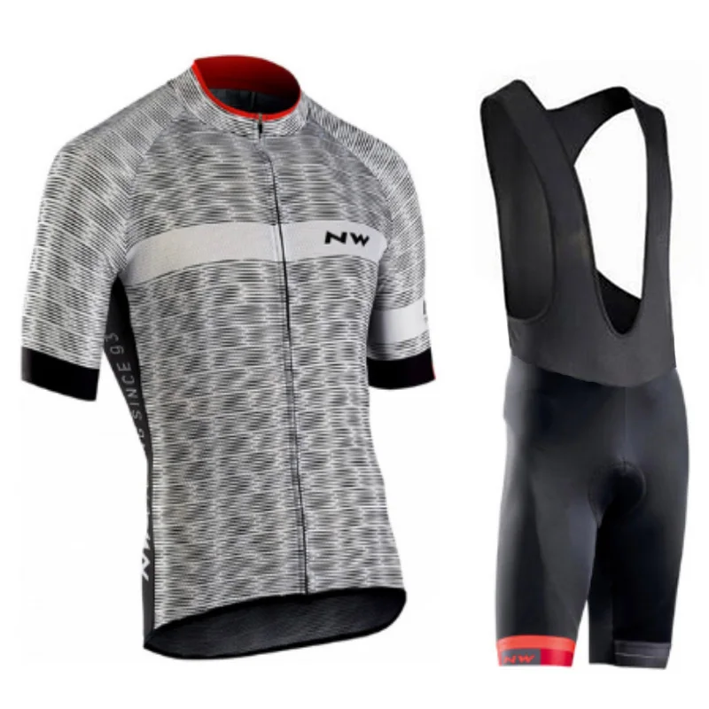 NW Verano Ciclismo Jersey Conjunto Transpirable Equipo Carreras Deporte Bicicleta свитера цвета Омбре одежда для велоспорта Corta