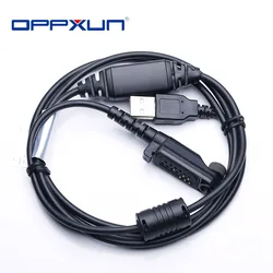 OPPXUN Walkie Talkie USB Programming Cable for 2 Way Radio HYT Hytera PD600 PD602 PD606 PD660 PD680 X1e X1p PC45 Write Frequency