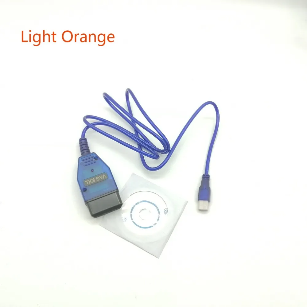 CH340 USB кабель KKL VAG-COM 409,1 OBD2 OBDII диагностический сканер для VW Audi Seat Skoda