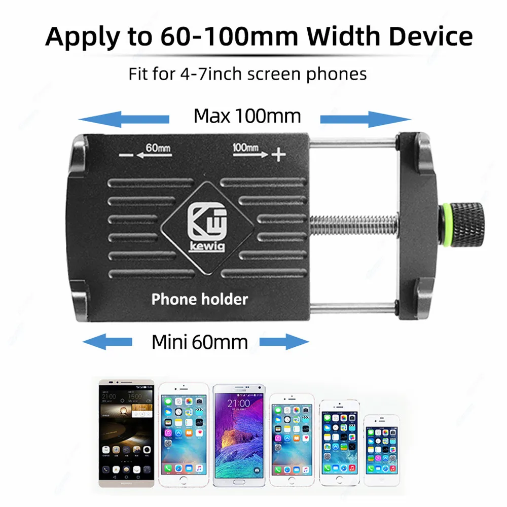 Universal 360° Rotation Bike Phone Holder Aluminium Alloy Motorcycle Phone Stand for ATV YAMAHA Motorbike Support GPS Bracket