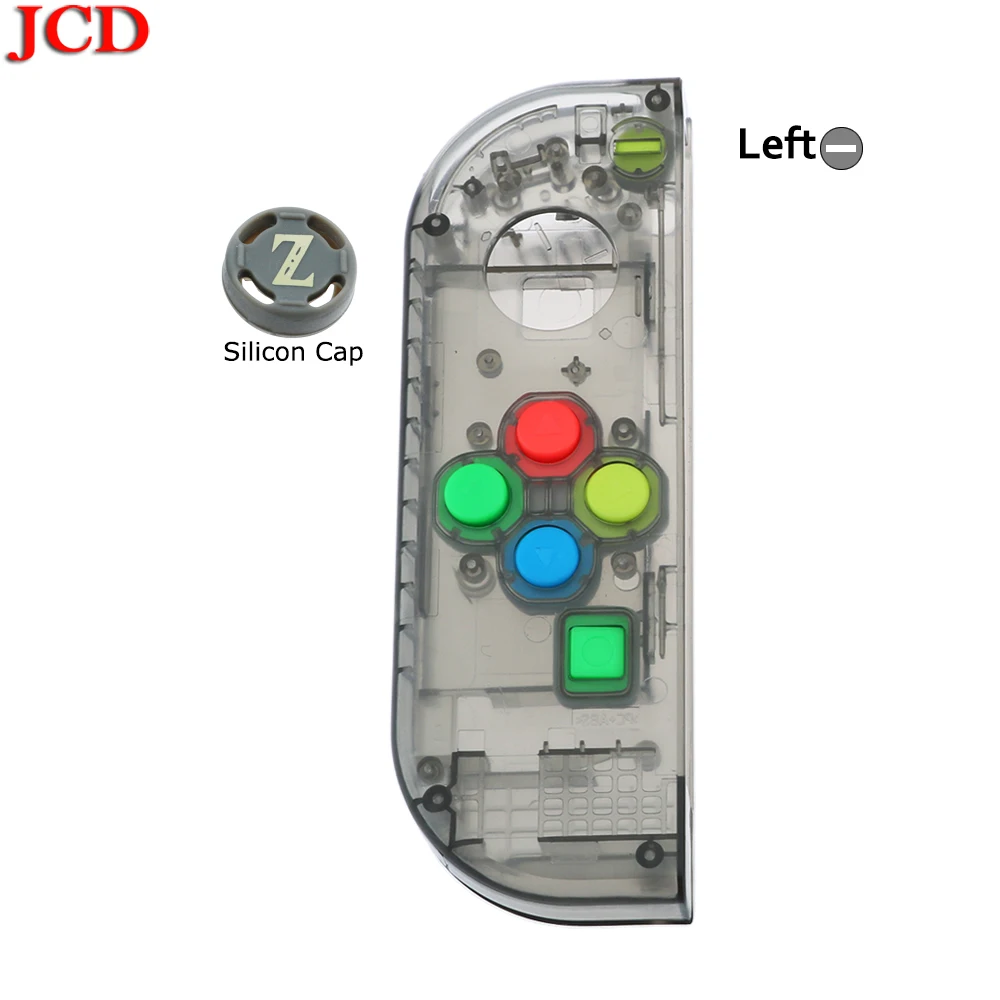 JCD, корпус, оболочка, сделай сам, прозрачный, красный, синий, сменные Чехлы, настраиваемая КРЫШКА ДЛЯ NS, для переключения, контроллер для Joy-Con