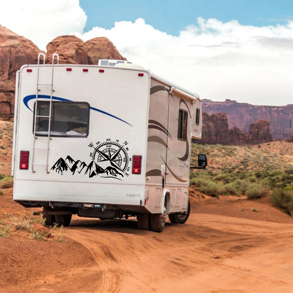 Размер Lage горный компас автомобильная наклейка для кузова автомобиля окна