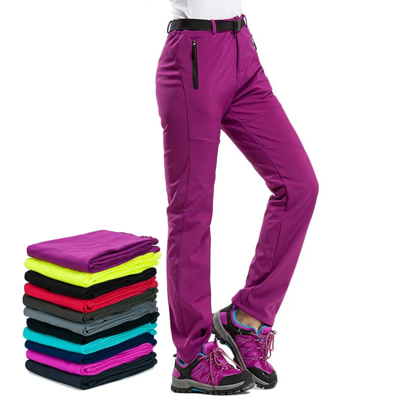 purple hiking pants