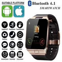 DZ09 Smart Horloge IP67 Bluetooth Muziek Smartwatch Camera Met Sim-kaart Oproep Smart Horloge Mannen Vrouwen Reloj Inteligente Voor Android