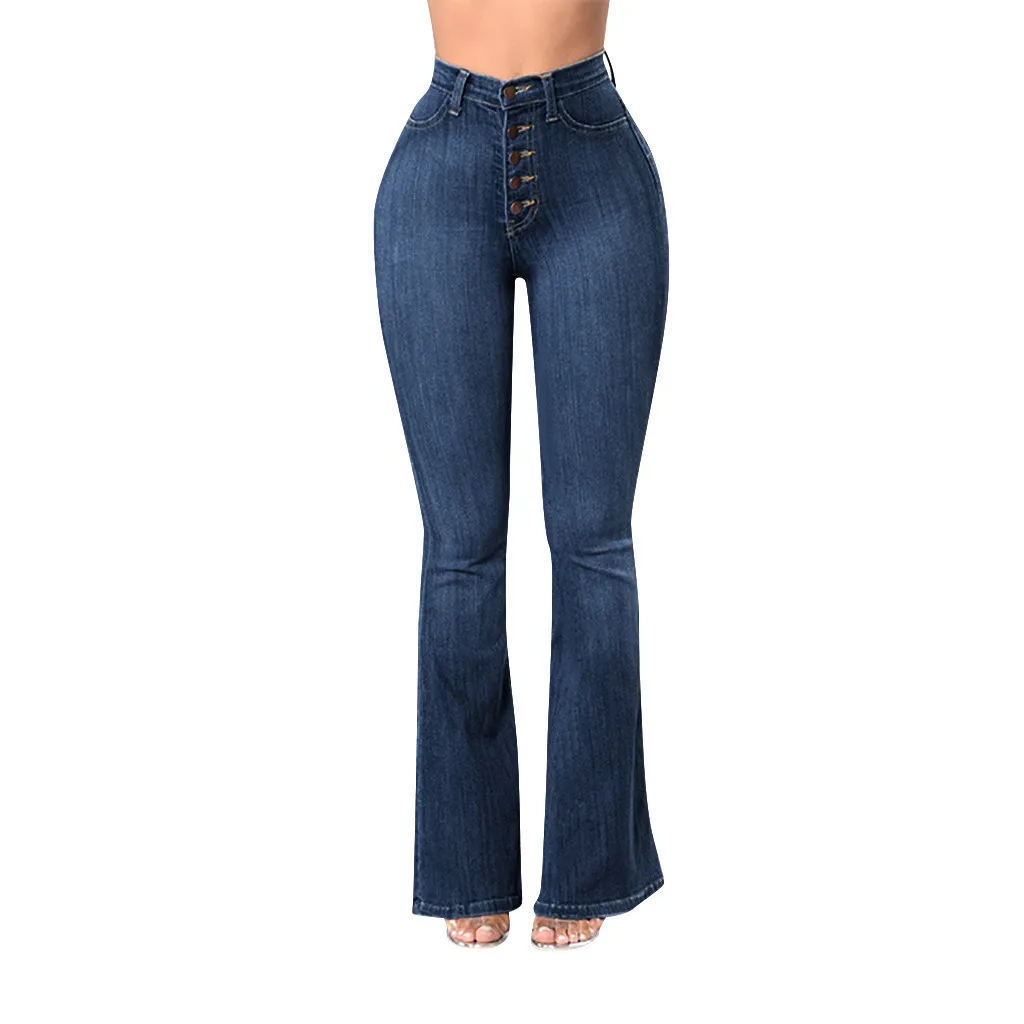 Женские джинсы с высокой талией, расклешенные джинсы, джинсы для женщин в стиле бойфренд, обтягивающие женские штаны, женские широкие джинсы для мам, большие размеры 4XL
