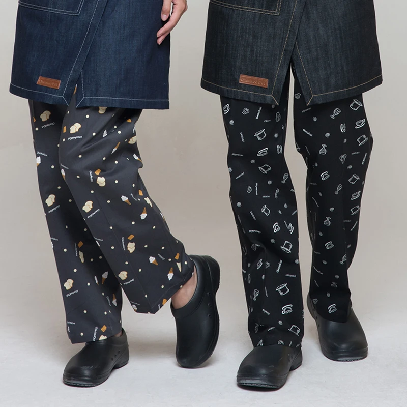 new High Quality hotel uniform pant chef work clothes restaurant trousers sushi chef uniform chinese clothes for men chef pants