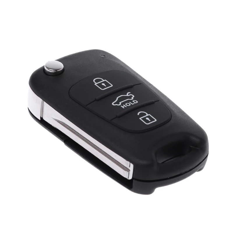 3 Button Flip Remote Key Fob Case Shell for KIA Rondo Sportage Soul Rio | Автомобили и мотоциклы