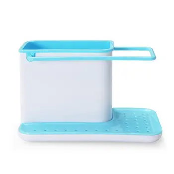 

Plastic Racks Organizer Caddy Storage Kitchen Sink Utensils Holders Drainer Integrated Drainer Good Kitchen Tool